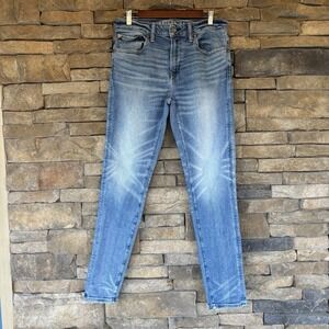American Eagle Outfitters Jeans Mens 31x32 Blue Airflex+ Athletic Skinny Denim